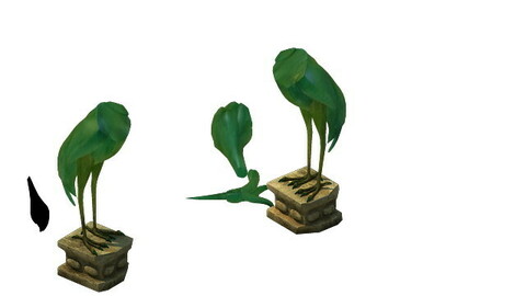 Game Model - Broken Crane Lamp
