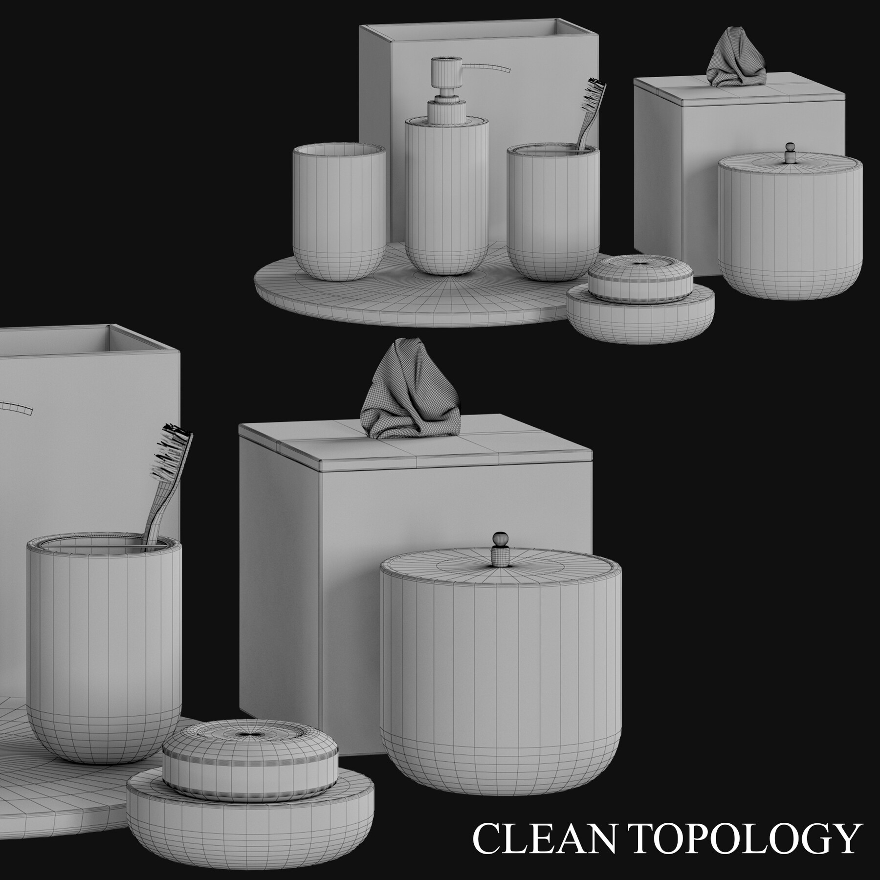 ArtStation decorative_bathroom_set_01 Resources
