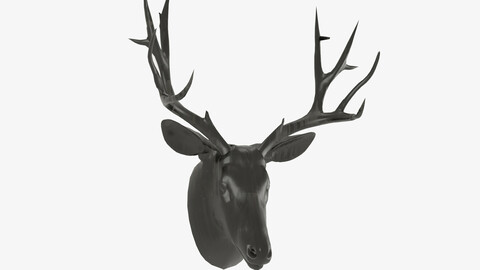 Deer mount wall decoration