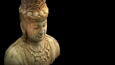 Game Model - Kasai Buddha Traces Forest statue