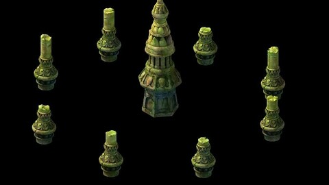 Kashayana Buddha Forest Stone Magic Arrow 01