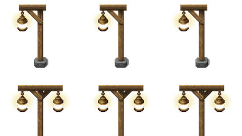 street light 2d  animated RPGMAKER MV MZ