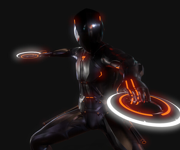 ArtStation - Rinzler and Tron - Tron: Legacy | Resources