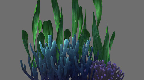 Game Model - Seabed - Coral Cluster