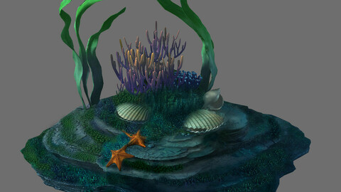 Game Model - Seabed - Coral Reef