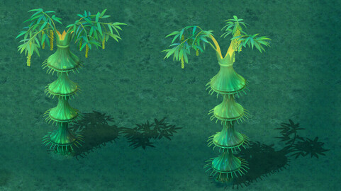 Cartoon Edition - Flower Bamboo Forest