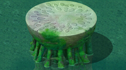 Cartoon version - pool table