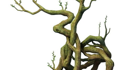 Game Model - Hanging Garden - Cloud Tree 02