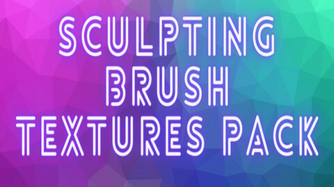 Sculpting Alpha Brush Textures Pack 1