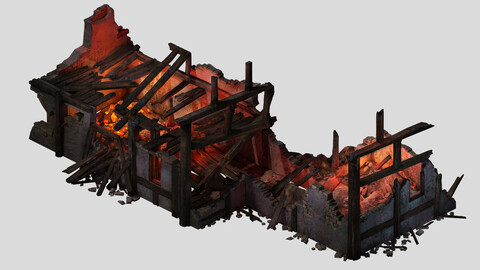 Burned houses 01