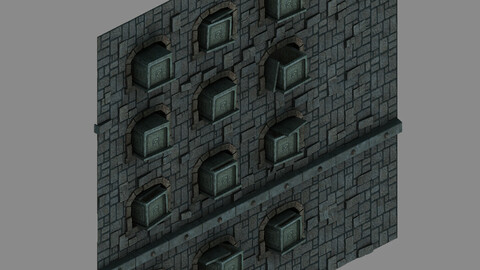 Underground - palace - walls 03