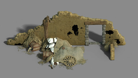Monster Camp - Broken Earth Wall Cottage 8