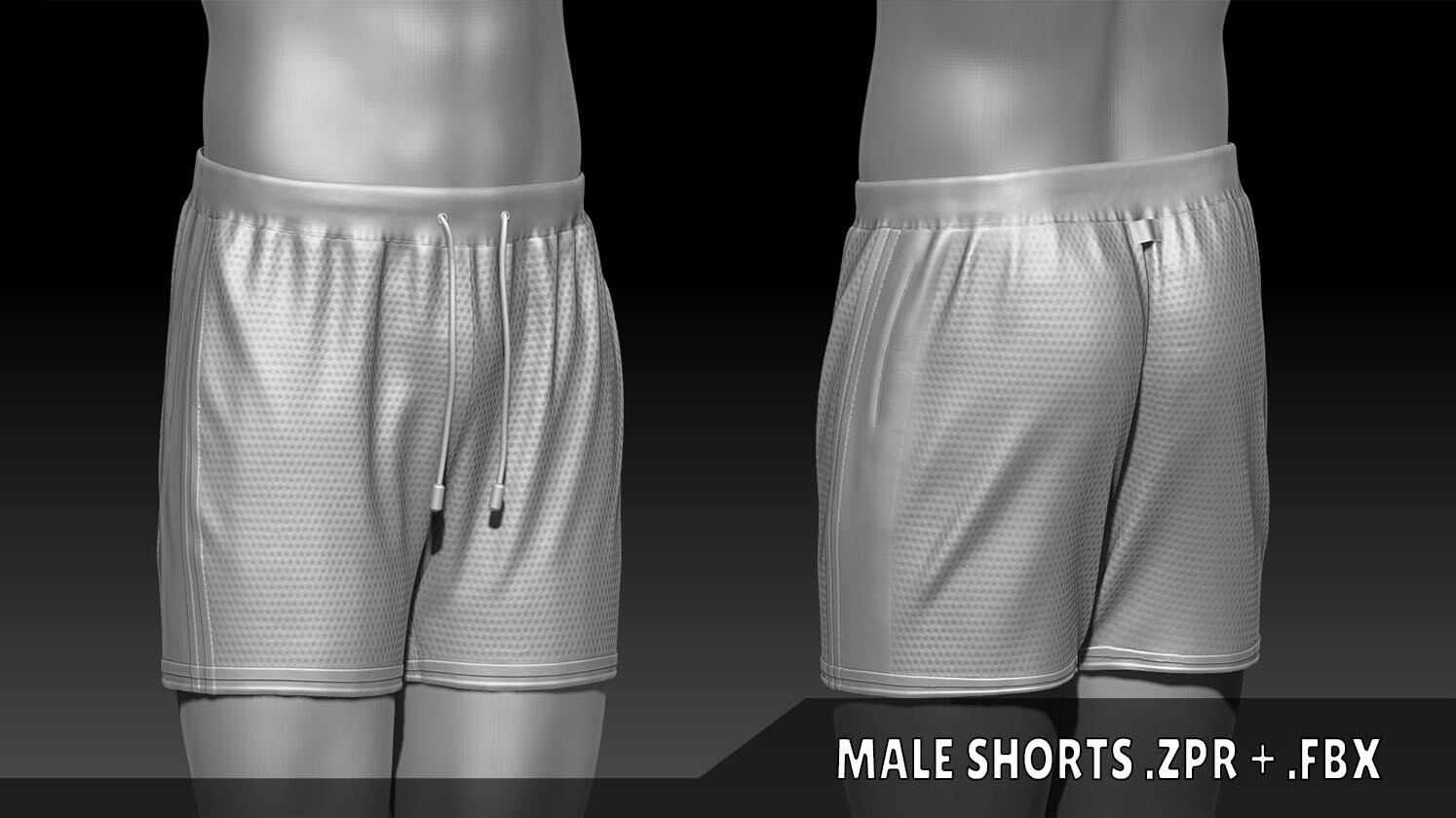 ArtStation - Male Shorts | Resources