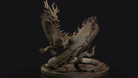 Asian Dragon Sculpt