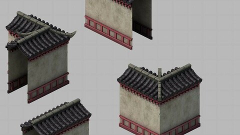 Building - the main city wall 01