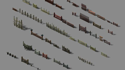 Building Decoration - Fence 01