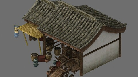 Journey to the West - charcoal shop