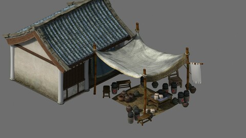 Journey to the West - drug stand