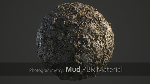 Mud PBR Material (4 in 1)