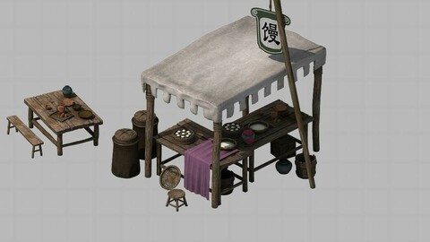 Small vendors - bread shop 01