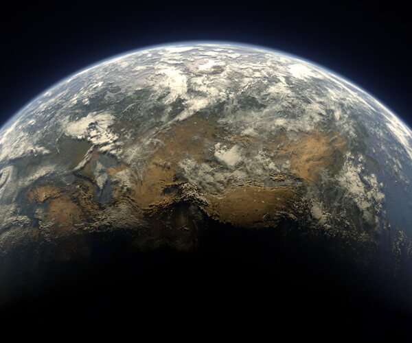 ArtStation - Planet Earth - Cinema 4D Project File - Resources