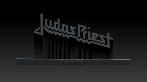 judas priest logo 3d print