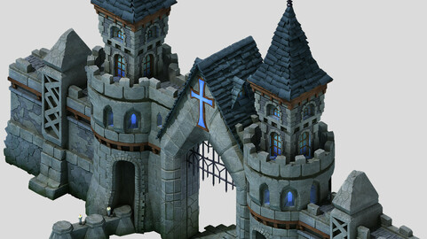 Sennard - wall door 01
