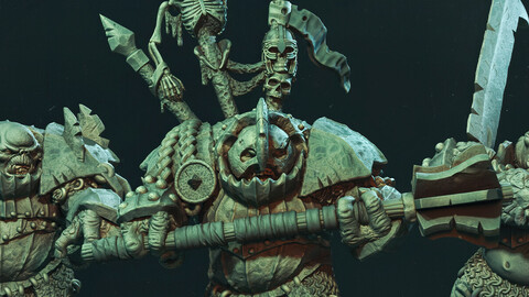 3x Troll Juggernaughts - Pre-Supported STL - 3D Print Files