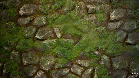 Mossy Rocks Material