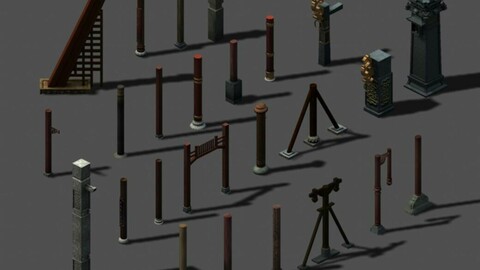 Building Decoration - Pillar 02