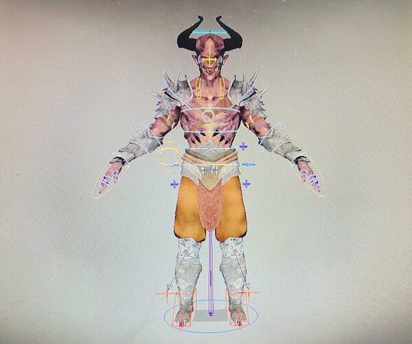 ArtStation - Rig_Demon_Maya&Unreal | Game Assets