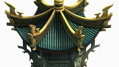 Demon Palace - Decorative Tower 01