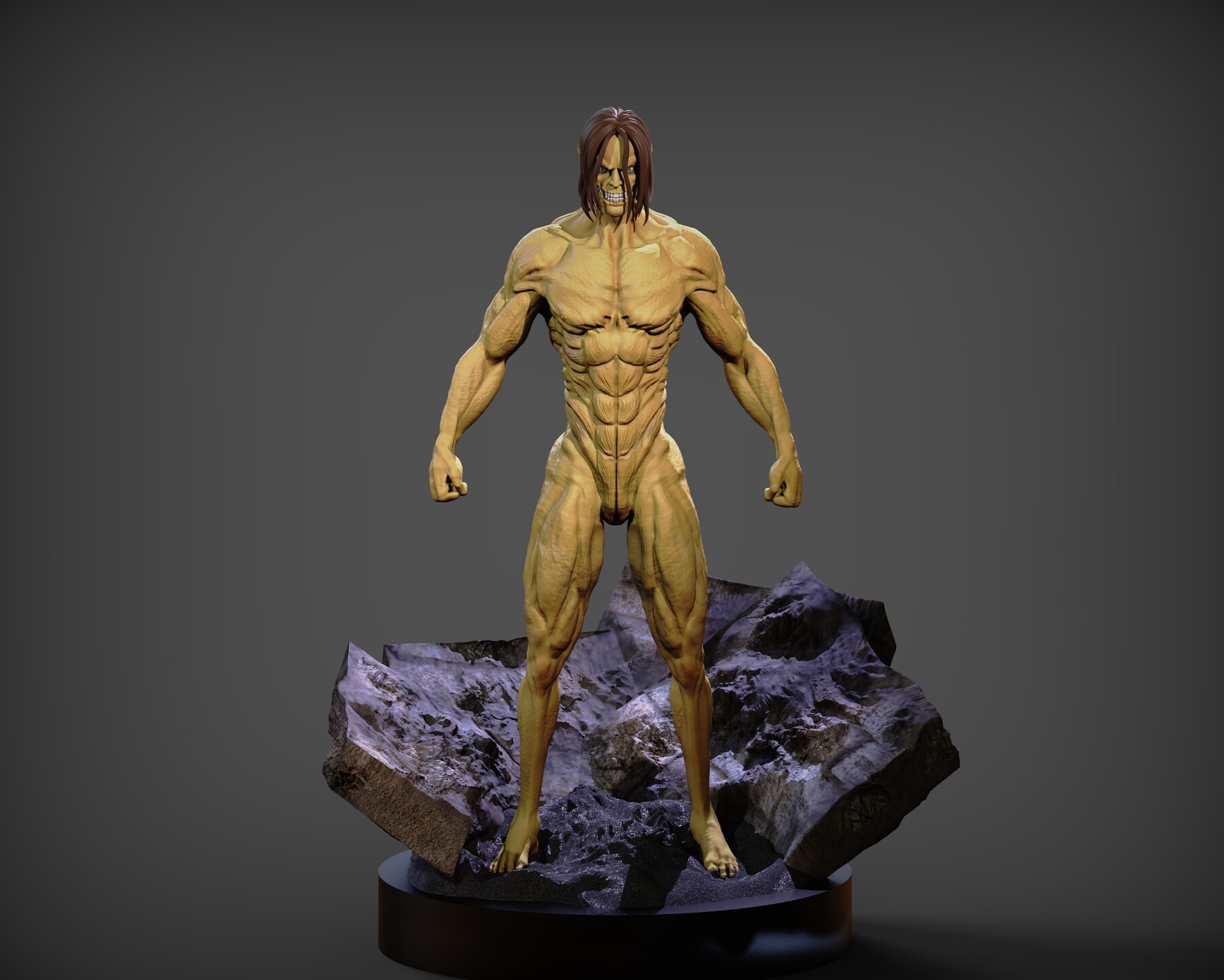 STL file EREN YEAGER ATTACK TITAN - SHINGEKI NO KYOJIN 🎨・Model to download  and 3D print・Cults