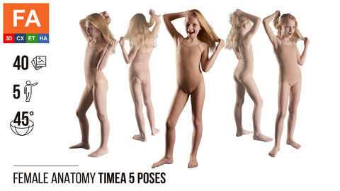 Female Anatomy | Timea 5 Various Poses | 40 Photos