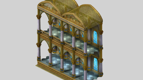 Human Knight District - Pillar -01
