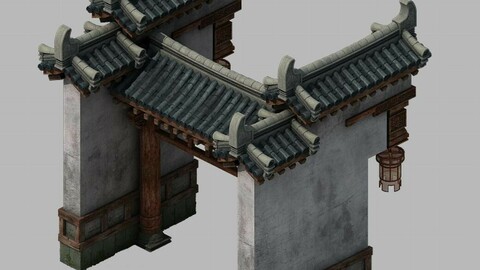 Courtyard - Wall 2702