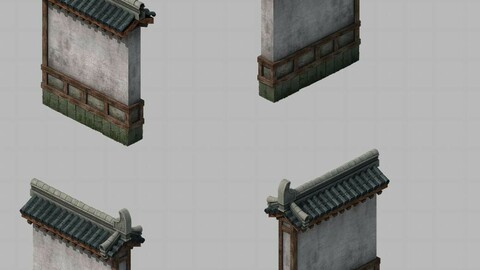 Courtyard - Wall 2704