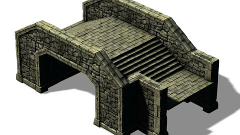 Tang Dynasty Building - Stone Bridge 01