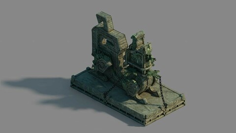 Sky City - Bronze - Statue 02