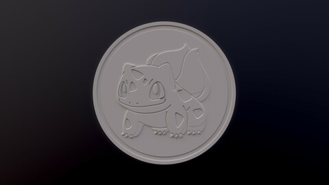 Bulbasaur 3D printable model - Pokémon collectibles