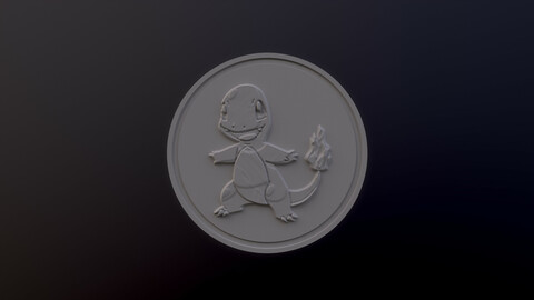 Charmander 3D printable model - Pokémon collectibles