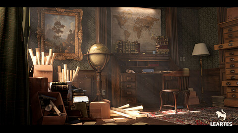 Victorian Interior Environment / Unreal Engine 4