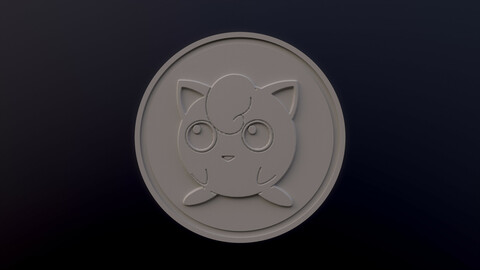 Jigglypuff 3D printable model - Pokémon collectibles