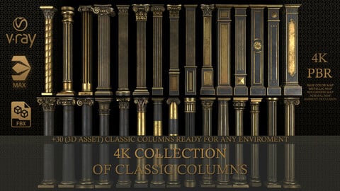 4K Classic Columns