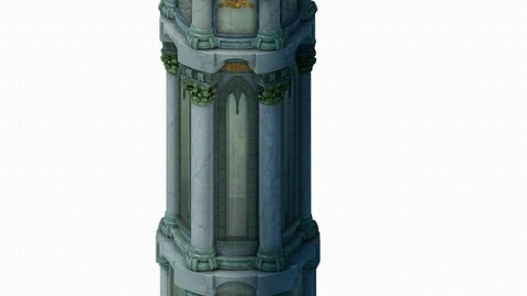 Library - the door pillar 01