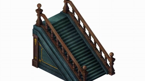 Library - Stairs 07