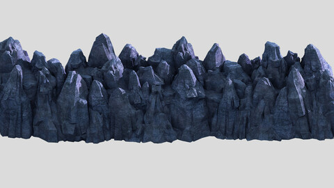 3d illustration - Cliff Stones 02