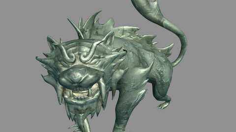 Gang Indoor - Feng Shui Matrix - White Tiger Stone