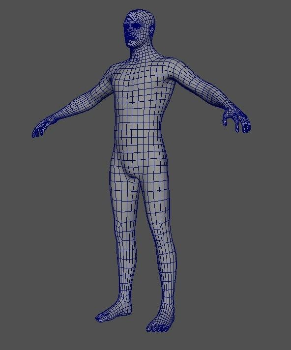 ArtStation - Male Game Ready Base Mesh AAA | Game Assets