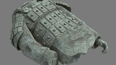 Broken Soldier Statue - Stone Rubble 01